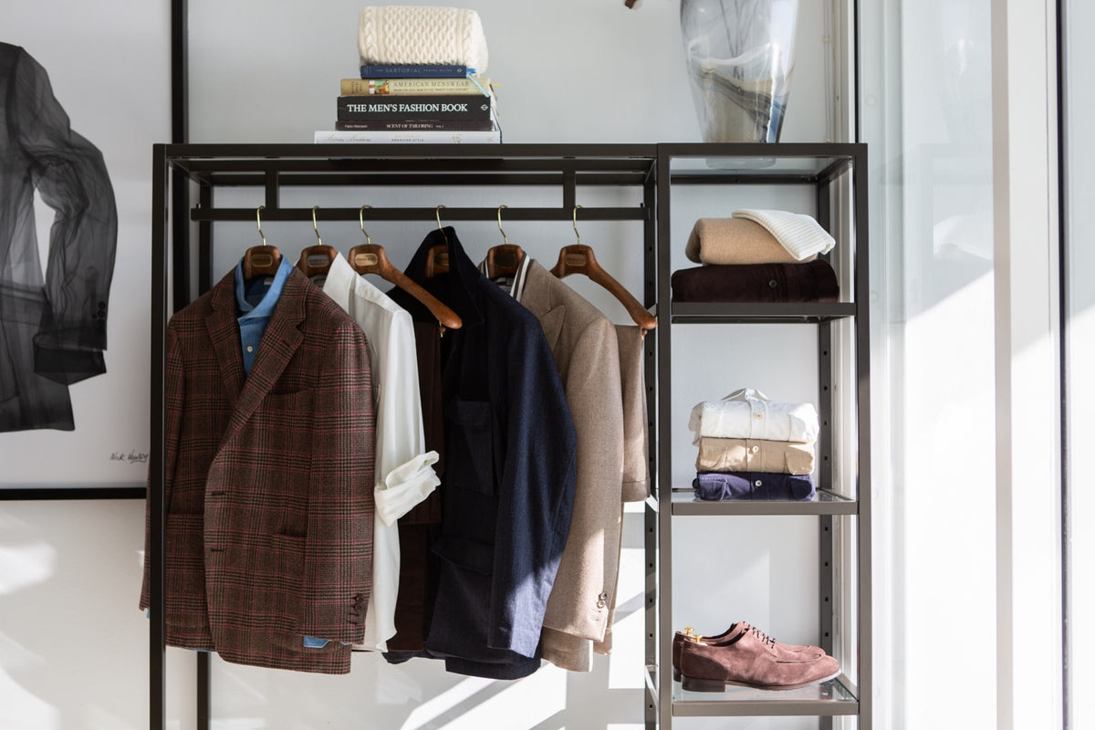 Tailored jackets, shirts and footwear on display at Fayad & Co.