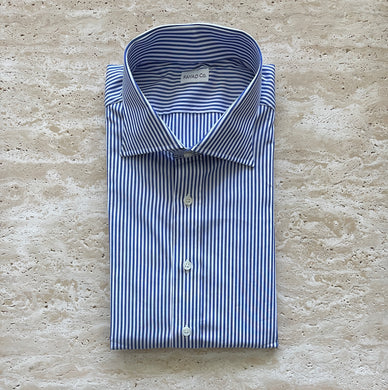 Blue Bengal Stripe Shirt - Made in USA
