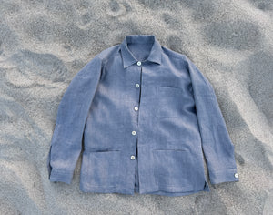 PABLO Chore Coat in Pegaso Linen by Solbiati
