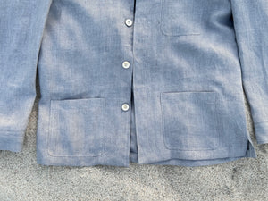 PABLO Chore Coat in Pegaso Linen by Solbiati