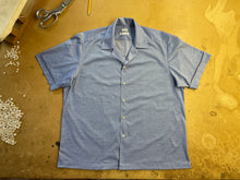 Cargar imagen en el visor de la galería, TOM Camp Shirt in Flore Pique fabric by Thomas Mason
