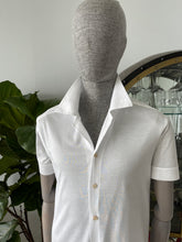 Load image into Gallery viewer, TOM Camp Shirt in Flore Pique fabric by Thomas Mason