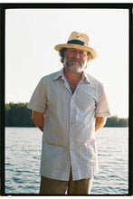 Load image into Gallery viewer, Coggins Cabana in Light Seersucker fabric by Thomas Mason