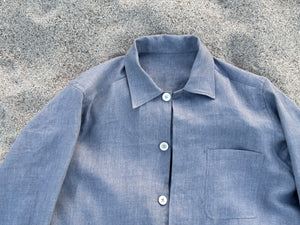 PABLO Chore Coat in Pegaso Linen by Solbiati