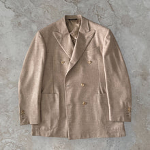 Load image into Gallery viewer, BRUNO 6 x 2 DB Camel Hopsack Jacket in Marling &amp; Evans cloth