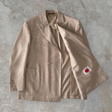Load image into Gallery viewer, BRUNO 6 x 2 DB Camel Hopsack Jacket in Marling &amp; Evans cloth
