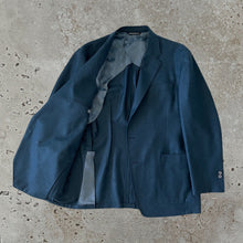 Load image into Gallery viewer, GEORGES 2 Button Petrol Hopsack Jacket in Marling &amp; Evans cloth
