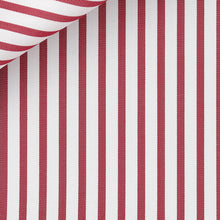 Cargar imagen en el visor de la galería, Bespoke Shirt in Royal Twill 100/2 Awning Stripe cloth by Thomas Mason