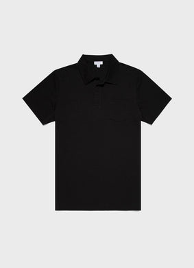 Riviera Polo Shirt in Black