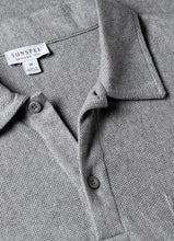 Load image into Gallery viewer, Riviera Polo Shirt in Grey Melange