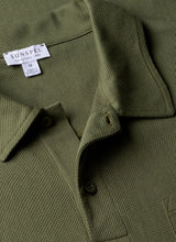 Load image into Gallery viewer, Riviera Polo Shirt in Moss Green