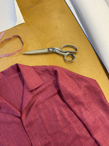 PABLO Overshirt in Summertime 49% Wool 30% Silk 21% Linen Loro Piana cloth