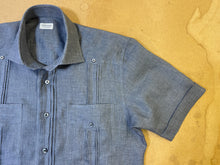 Load image into Gallery viewer, ADAM Short Sleeve Linen Guayabera