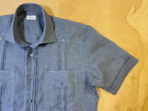 ADAM Short Sleeve Linen Guayabera