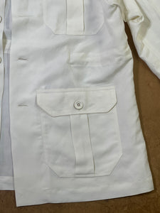 TEDDY Overshirt in Linen & Silk cloth by Loro Piana