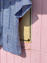 Load image into Gallery viewer, ADAM Guayabera in Prince of Wales Linen