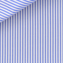 Load image into Gallery viewer, Portland Candy Stripe 120/2 fabric by Thomas Mason Bespoke **