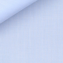 Cargar imagen en el visor de la galería, Bespoke Guayabera in Royal Twill Herringbone 100/2 Cotton