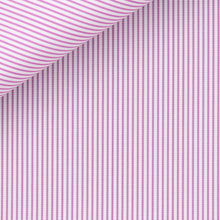 Load image into Gallery viewer, Portland Pinstripe Stripe 120/2 fabric by Thomas Mason Bespoke
