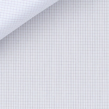 Cargar imagen en el visor de la galería, Bespoke Shirt  in Portland Check 120/2 fabric by Thomas Mason Bespoke