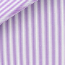 Load image into Gallery viewer, Silver Bengal Stripe (I) 100/2 fabric by Thomas Mason Bespoke*