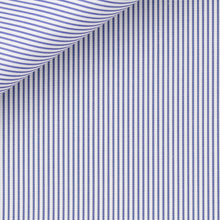 Cargar imagen en el visor de la galería, Portland Pinstripe Stripe 120/2 fabric by Thomas Mason Bespoke