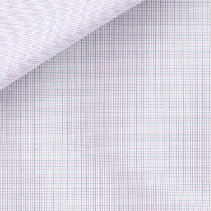 Bespoke Shirt  in Portland Check 120/2 fabric by Thomas Mason Bespoke