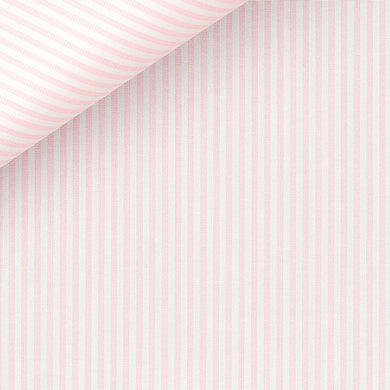 Bespoke Shirt in Silver Ticking Stripe 100/2 fabric by Thomas Mason Bespoke