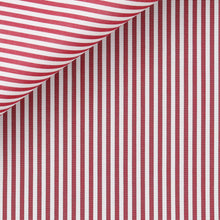 Cargar imagen en el visor de la galería, Portland Candy Stripe 120/2 fabric by Thomas Mason Bespoke **
