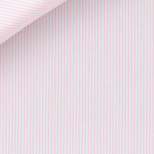 Cargar imagen en el visor de la galería, Bespoke Shirt in Silver Pin Stripe 100/2 fabric by Thomas Mason Bespoke
