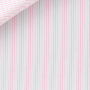 Bespoke Shirt in Silver Pin Stripe 100/2 fabric by Thomas Mason Bespoke
