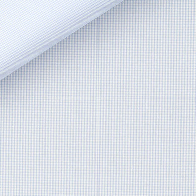 Portland Mini Check 120/2 fabric by Thomas Mason Bespoke**