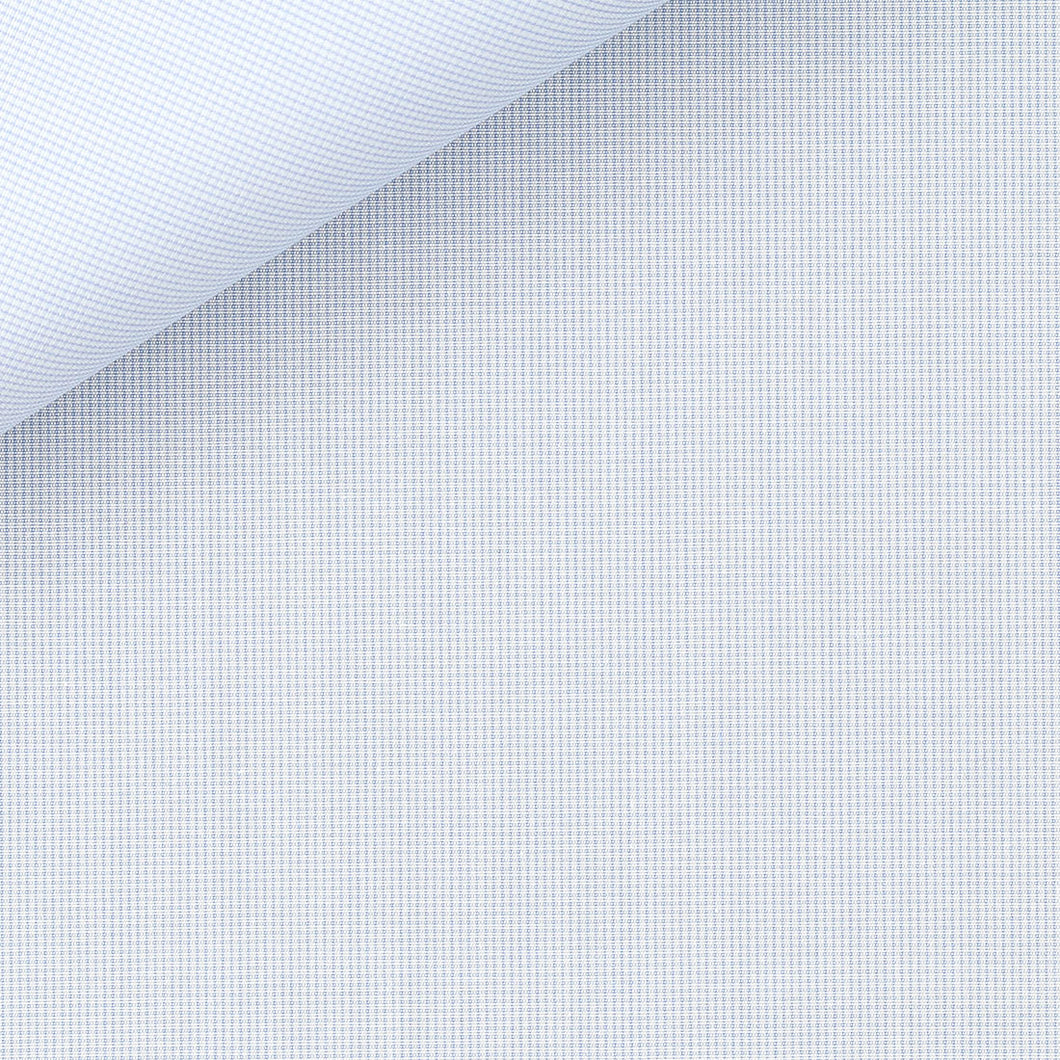 Portland Mini Check 120/2 fabric by Thomas Mason Bespoke**