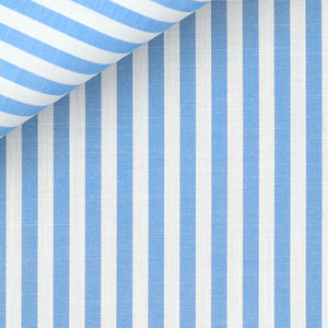 Chambray Stripe fabric by Thomas Mason