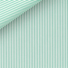 Cargar imagen en el visor de la galería, Portland Pinstripe Stripe 120/2 fabric by Thomas Mason Bespoke