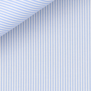 Bespoke Shirt in Royal Twill  100/2 Bengal Stripe cloth by Thomas Mason