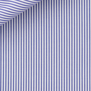 Bespoke Shirt in Royal Twill  100/2 Bengal Stripe cloth by Thomas Mason