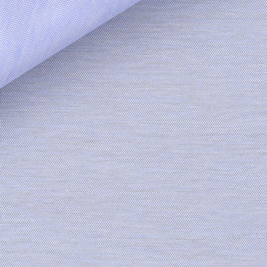 Med. Blue Shirt in Alysson Cotton Jersey Fabric by Thomas Mason