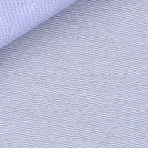 Med. Blue Shirt in Alysson Cotton Jersey Fabric by Thomas Mason