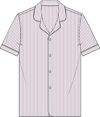 DEREK Pajama Shirt in Linen cloth by Caccioppoli