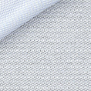 Bespoke Shirt in Lt. Blue Flore Pique by Thomas Mason