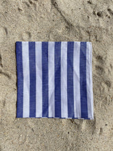 Load image into Gallery viewer, Awning Stripe Cotton Linen Handrolled Pocket Square