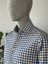 Load image into Gallery viewer, ANDRE Check Cotton Flannel Shirt in Caccioppoli cloth