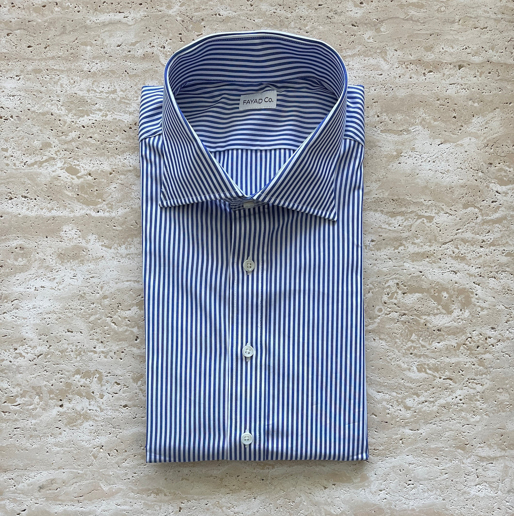 Blue Bengal Stripe Shirt - Made in USA