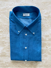 Load image into Gallery viewer, ARNO Button Down Collar Chambray Shirt