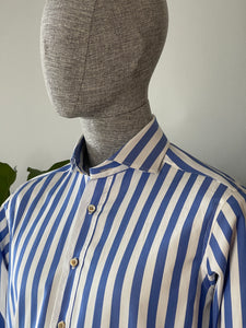 ANDRE Awning Stripe Shirt in Caccioppoli cloth