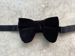 Velvet Large Pre Tied Saki Bow