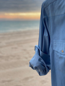 BILLY Western Shirt in Lt. Chambray