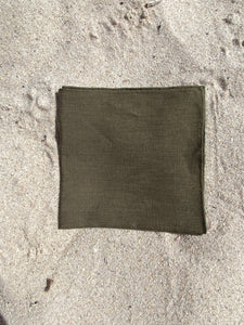 Linen Handrolled Pocket Square