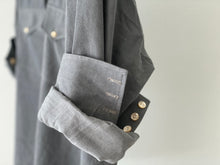 Load image into Gallery viewer, BUTCH Sawtooth Western Shirt in Chambray